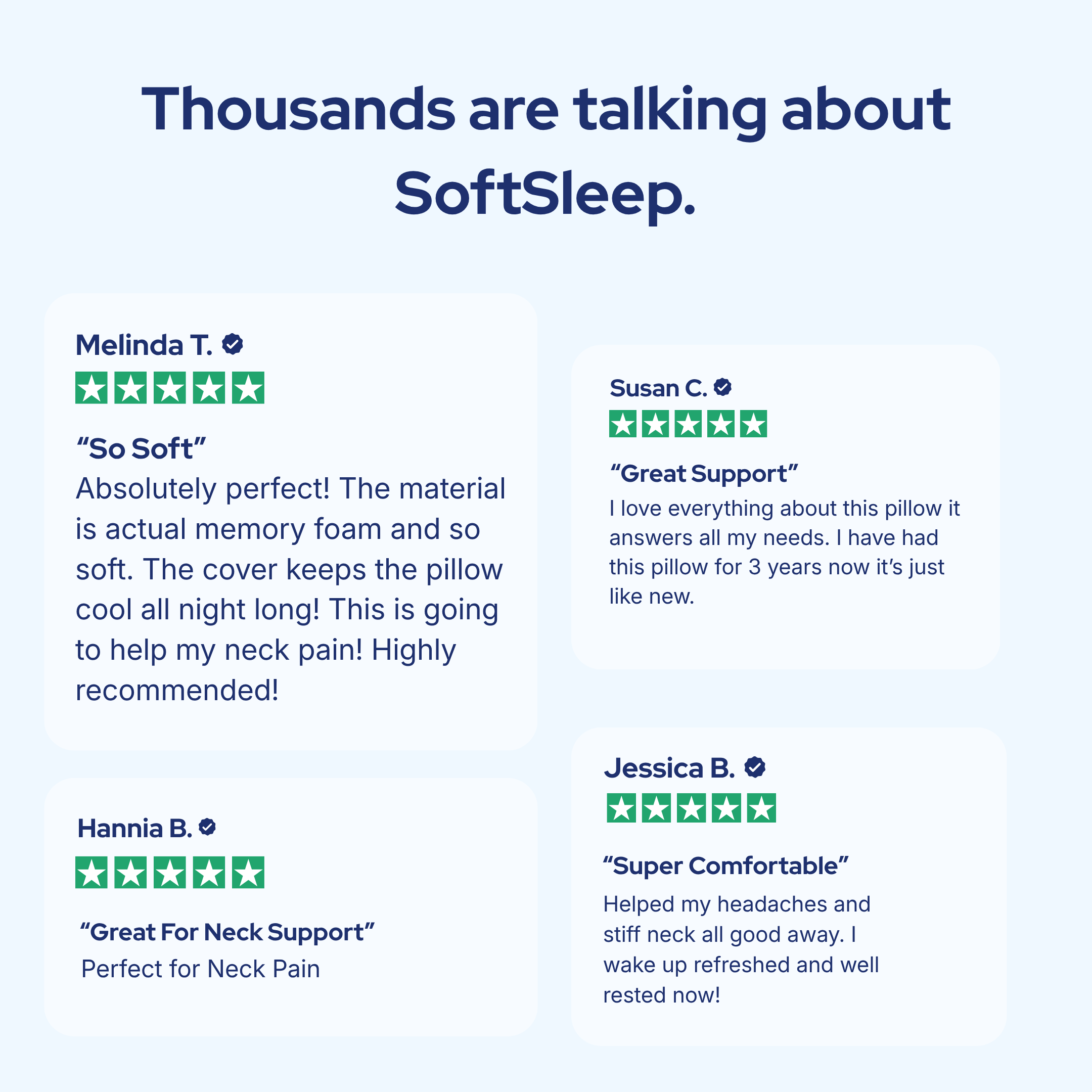 SoftSleep Balance Pillow by qquiet®